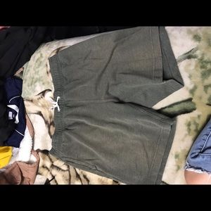 Light olive green shorts